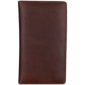 John Lewis Brown Leather Travel Wallet